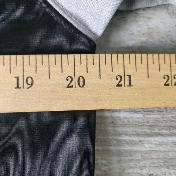 Brooklyn Nets New York NBA Basketball Large Black White Zip Up Athletic Jacket - Picture 13 of 16